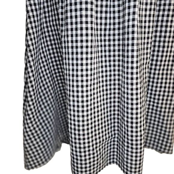 Pomander Place Abigail Dress Womens Size M Mini Black White Gingham Check - Picture 5 of 9